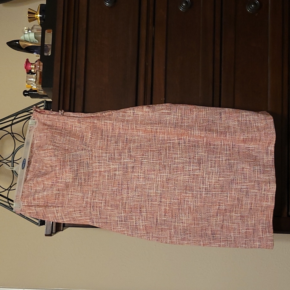 Polyester/ Cotton Strapless dress